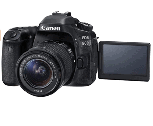 Black Canon EOS 80D