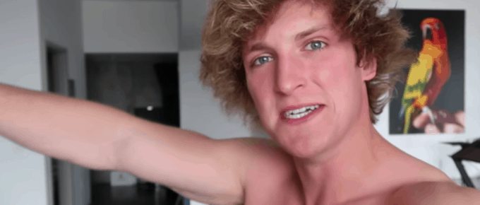 Logan Paul shirtless