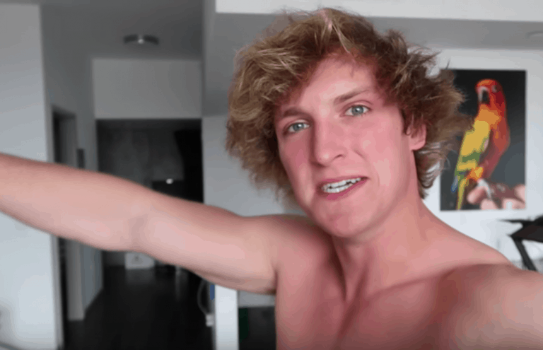 Logan Paul shirtless