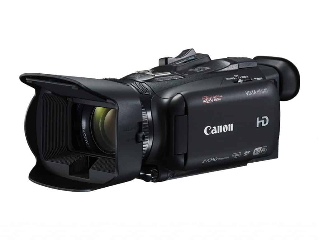  Canon VIXIA HF G40 Camcorder on a white background
