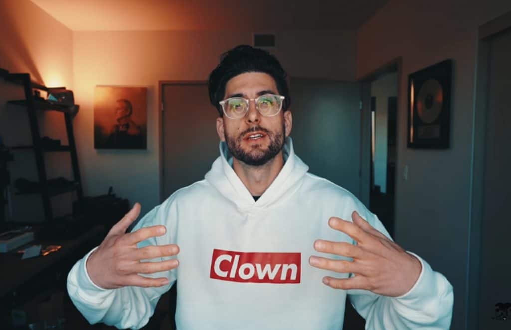 Jesse Wellens shooting a YouTube Video