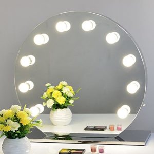 Chende Frameless Hollywood Lighted Vanity Mirror (Best Tested)