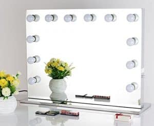 Chende Hollywood Lighted Makeup Vanity Mirror Light with Dimmer