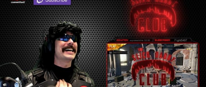 Dr Disrespect live playing