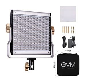 GVM Dimmable Bi-color LED Video best led Light