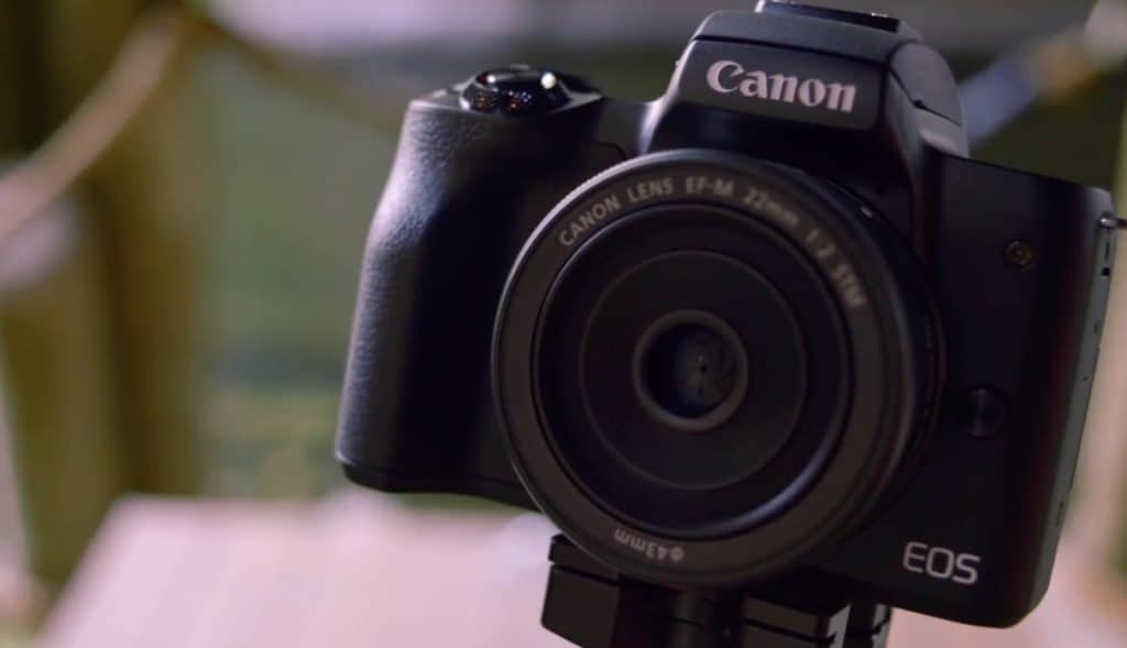 Canon EOS M50 Mirrorless Camera Kit lens