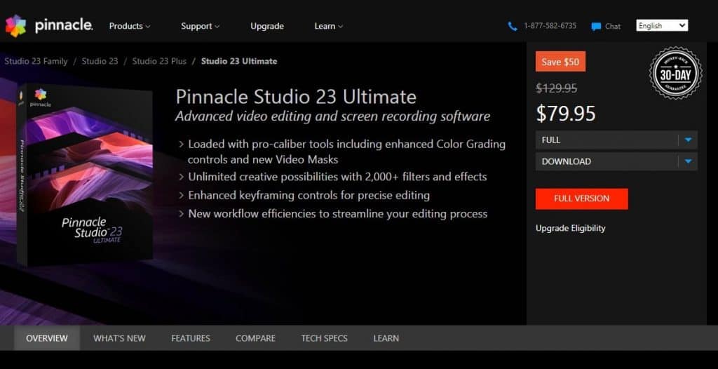 Screenshot Pinnacle Studio 23 Ultimate