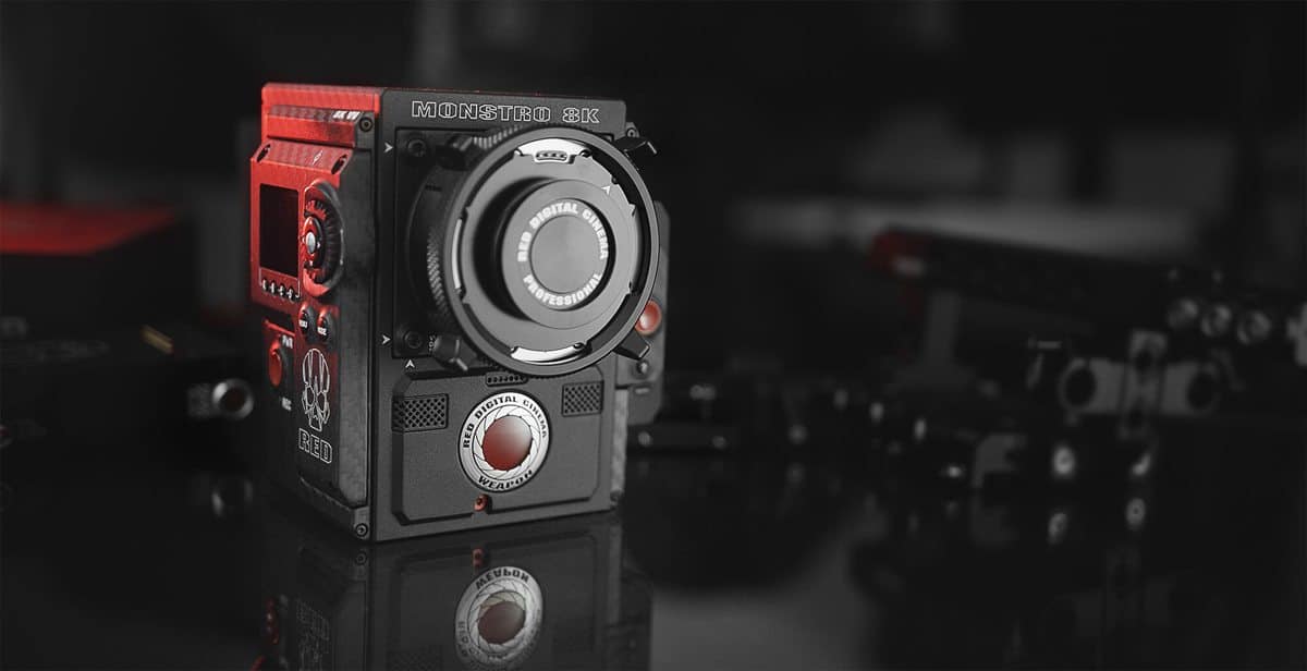 camera red monstro 8k for professional vloggers and videographers