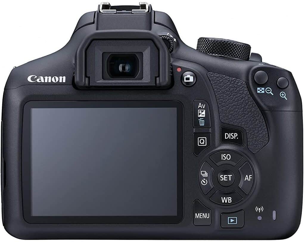 Canon EOS Rebel T6 back screen and controls