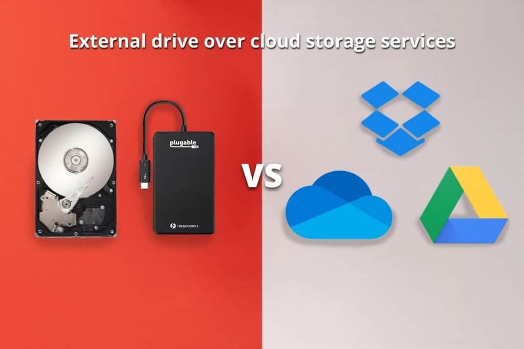 choosing between physical storage and cloud storage
